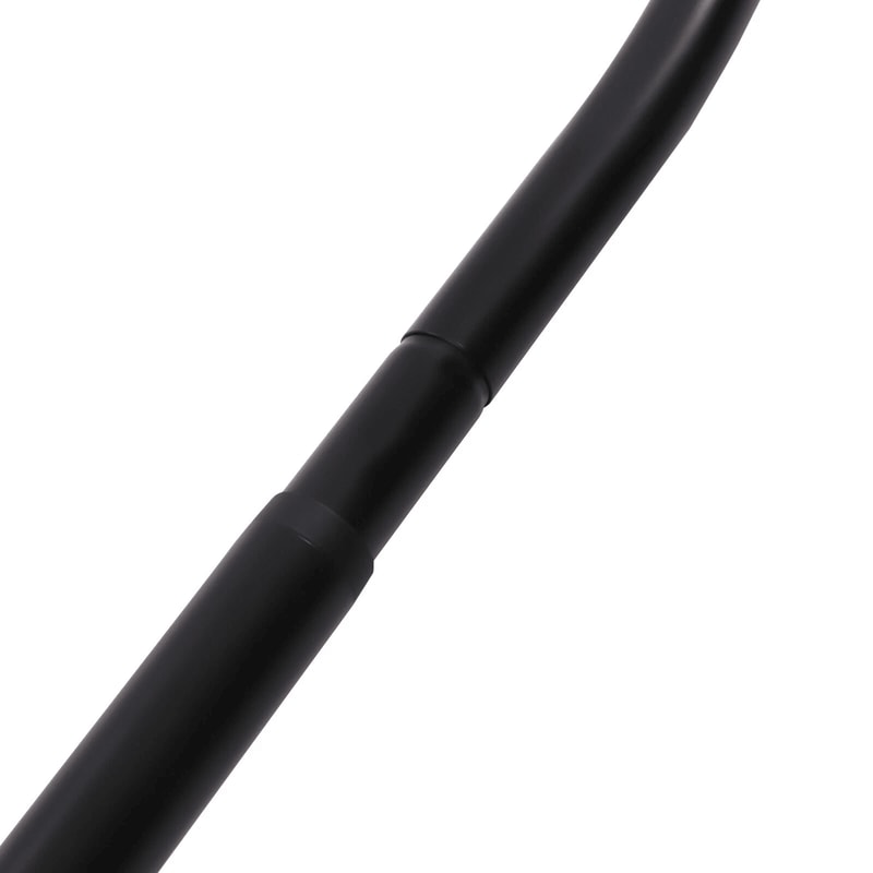 Premium Adjustable L Shaped Shower Curtain Rod Stainless Steel Bathroom Pole Rail 1