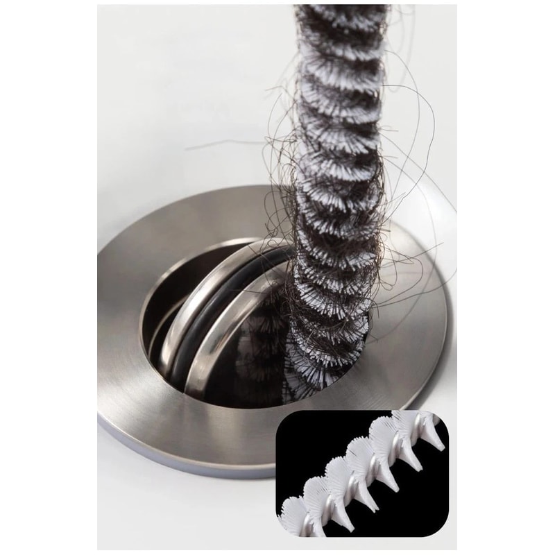 Premium Pipe Dredging Brush Flexible Drain Cleaning Brush Sink Drain Clog Remover 3