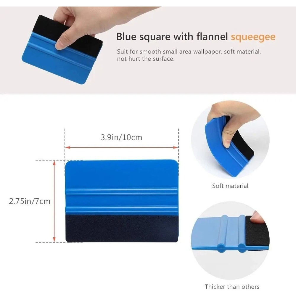 Premium Car Window Tint Vinyl Wrap Tool Kit Complete Film Application Set 3