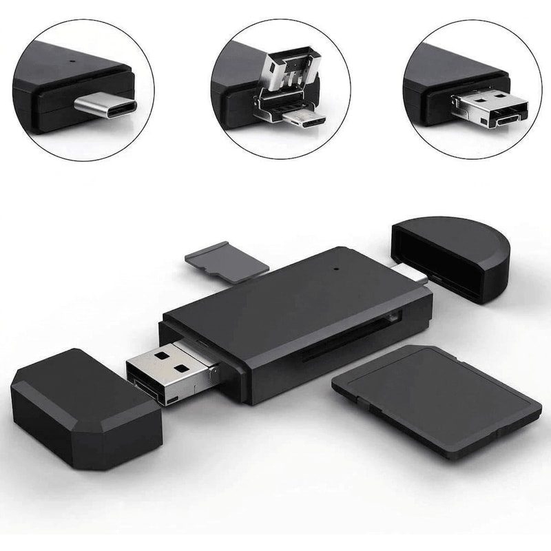 USB Type C Card Reader Adapter For Micro SD TF Memory 0