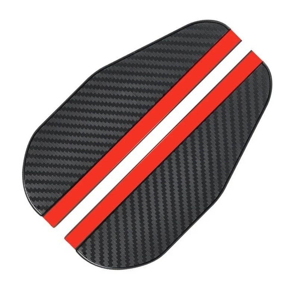 Premium Universal Carbon Fiber Mirror Rain Visor Car Rearview Rain Shield For Clear Vision 1