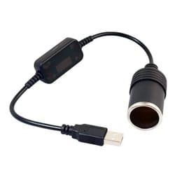 portable usb to converter car cigarette lighter adapter power cable for on the go power