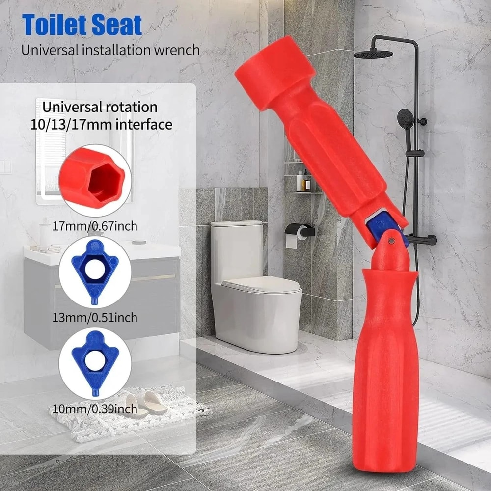 Professional Universal Toilet Seat Wrench Installation Key Universal Toilet Seat Tool 5