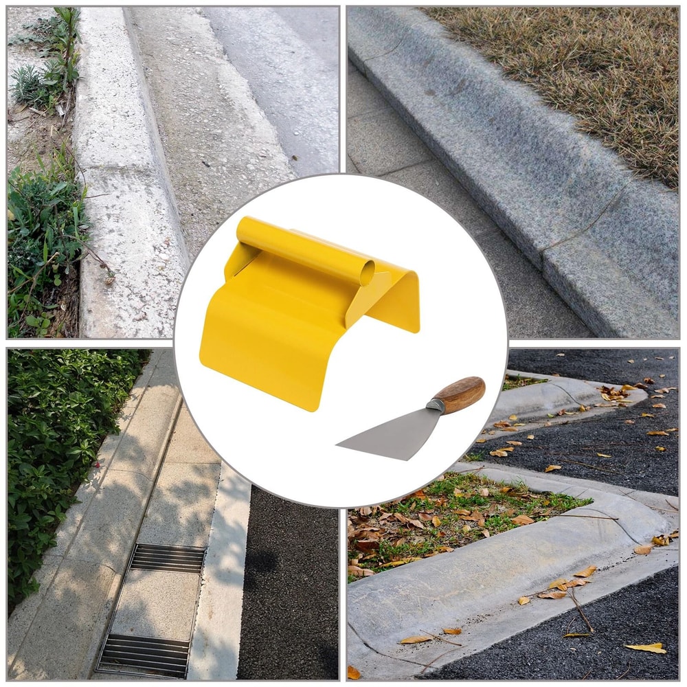 Professional Concrete Curb Trowel Putty Knife Heavy Duty Landscape Curb Tool 3