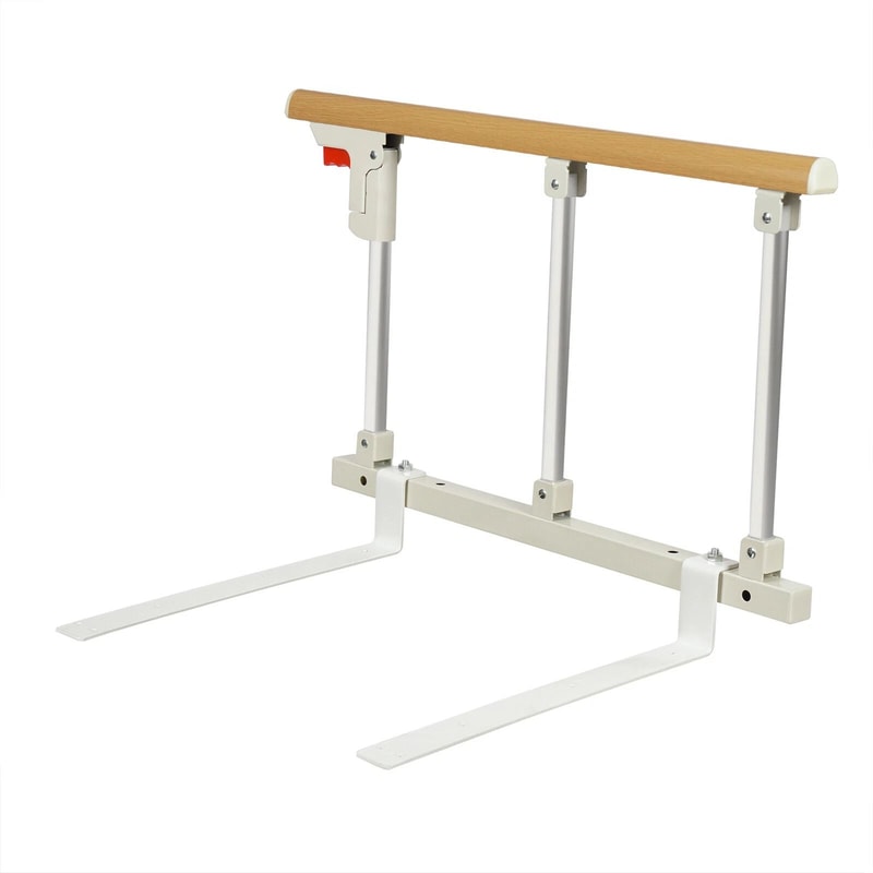 Premium Folding Bed Safety Rails For Elderly Adults Assist Handle Grab Bar 1
