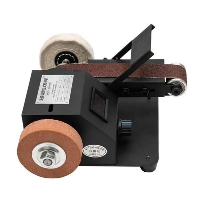 Precision Bench Belt Sander Knife Sharpener Tool With Belt Table Polishing Sander 9