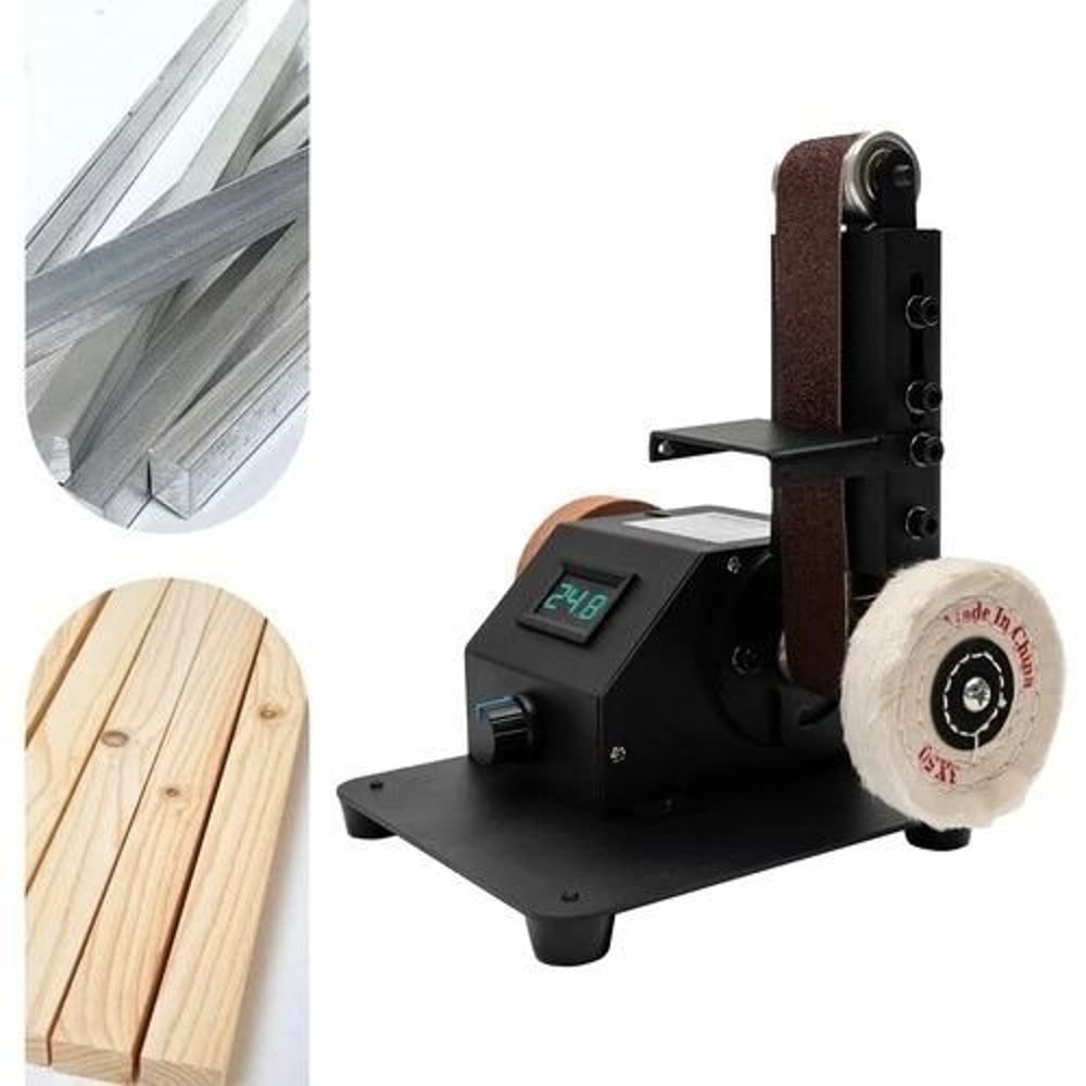 Precision Bench Belt Sander Knife Sharpener Tool With Belt Table Polishing Sander 14