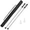 Heavy Duty Telescopic Tarp Poles Set Adjustable Camping Poles Canopy Support Poles 0