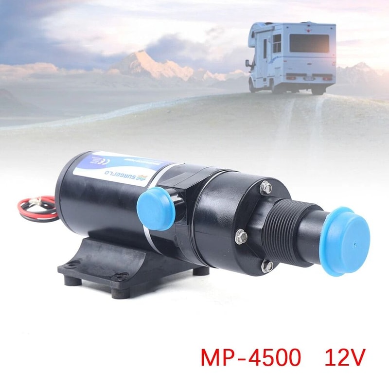 Premium Macerator Waste Pump For RV Marine Boat Toilets High Flow Sewerage Solution 2