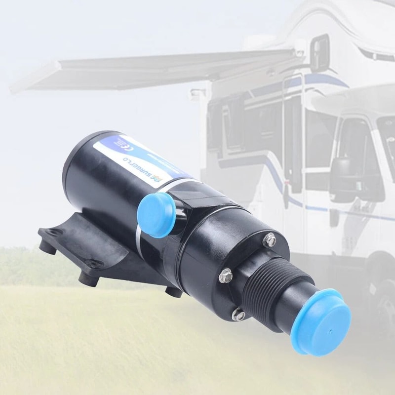 Premium Macerator Waste Pump For RV Marine Boat Toilets High Flow Sewerage Solution 3