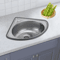 Premium Stainless Steel Corner Sink Wall Mounted Small Utility Basin 1