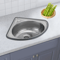 Premium Stainless Steel Corner Sink Wall Mounted Small Utility Basin 1