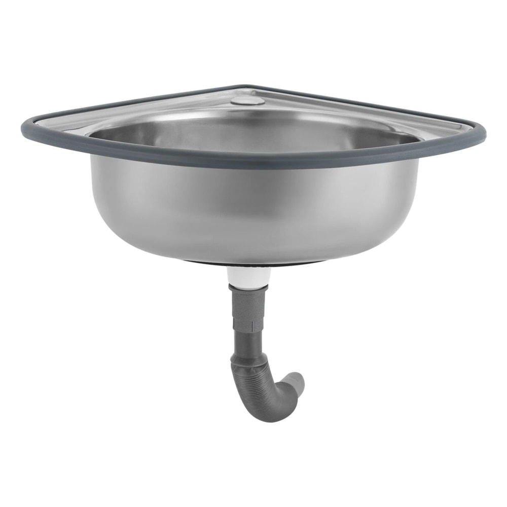 Premium Stainless Steel Corner Sink Wall Mounted Small Utility Basin 10