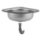 Premium Stainless Steel Corner Sink Wall Mounted Small Utility Basin 10