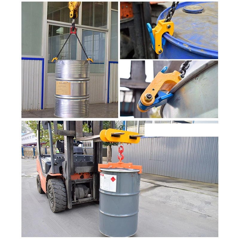 Chain Drum Lifter Vertical Barrel Hoist For Industrial Lifting 5
