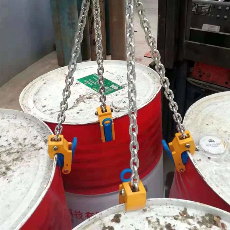 Chain Drum Lifter Vertical Barrel Hoist For Industrial Lifting 4