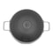 Premium Stainless Cookware Skillet With Lid Versatile Skillet Stainless Steel Paella Pan 16