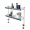 Adjustable Clamp On Desk Shelf Desk Organizer Shelf Space Saving Tier White Storage 5