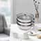 Premium Stainless Steel Steamer Pot For Healthy Cooking With Glass Lid Multi Level Steam Cooker 4