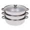 Premium Stainless Steel Steamer Pot For Healthy Cooking With Glass Lid Multi Level Steam Cooker 5