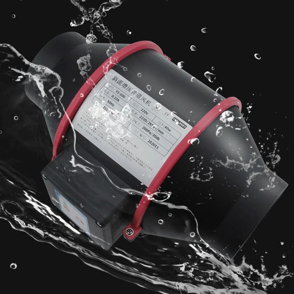 Quiet Inline Duct Fan Silent Exhaust Ventilation Blower Fan 7