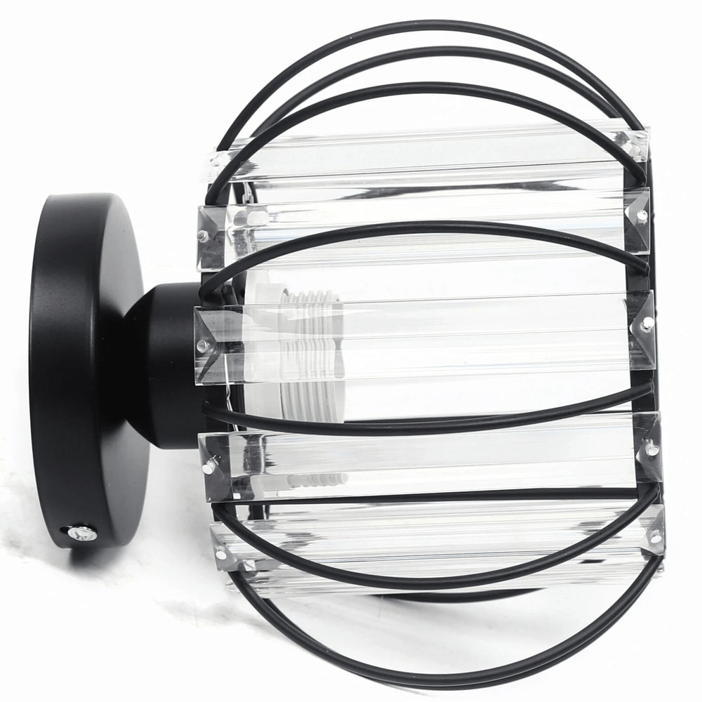 Modern Flush Mount Ceiling Light For Indoor Hallway Black Minimalist Fixture 2