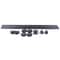 Premium Black Iron Handrail Stair Railing Kit For Steps Outdoor Indoor Safety Rail 5