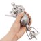 Premium Mini Stainless Steel Vintage Popcorn Maker Hand Crank Home Popcorn Machine 7