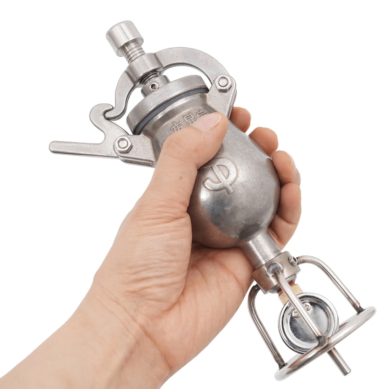Premium Mini Stainless Steel Vintage Popcorn Maker Hand Crank Home Popcorn Machine 7