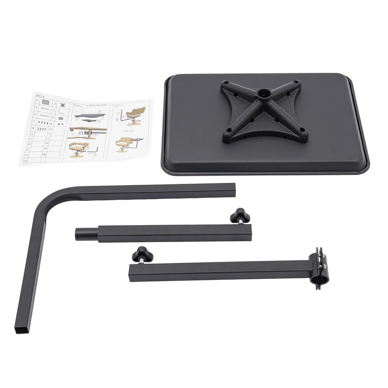 Premium Rotating Salon Tray Adjustable Chair Mounted Barber Chair Tray 14