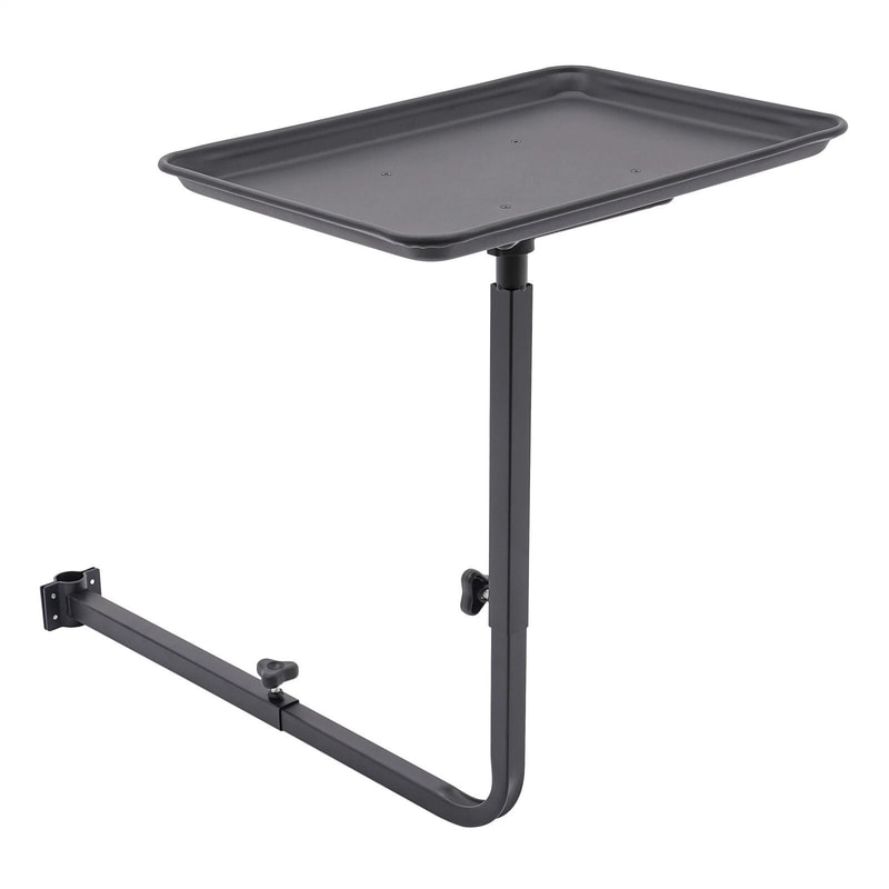 Premium Rotating Salon Tray Adjustable Chair Mounted Barber Chair Tray 3