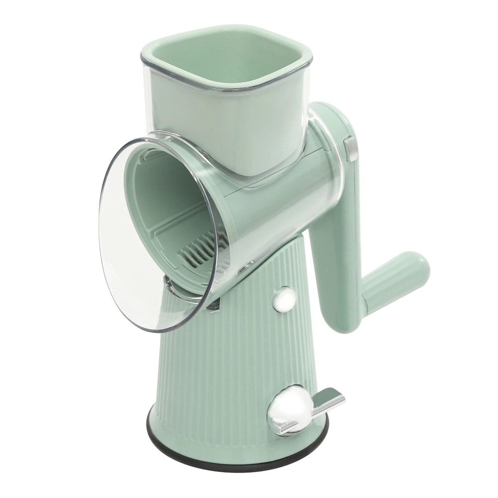 Effortless Manual Vegetable Slicer Fruit And Vegetable Chopper With Rotary Grater Cutter 14