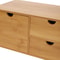 Natural Bamboo Desk Organizer With Drawers Compact Tabletop Storage Drawer Organizer Box For Offic 2