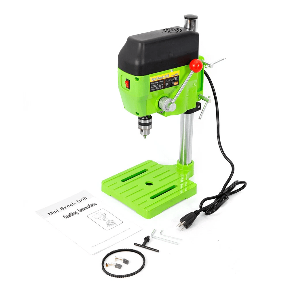Precision Tabletop Drill Press Heavy Duty Benchtop Metal Drilling Machine 7