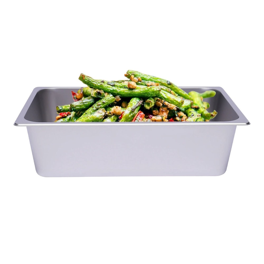 Premium Full Deep Stainless Steel Hotel Food Prep Pans Steam Table Set 4