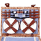Premium Wicker Picnic Basket Set For With Cups Utensils 6