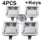 Heavy Duty Truck Tool Box Latch Set Stainless Paddle Locks With Keys Toolbox Lock Kit 7