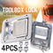 Heavy Duty Truck Tool Box Latch Set Stainless Paddle Locks With Keys Toolbox Lock Kit 9