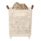 Premium Collapsible Laundry Hamper With Wheels Durable Rolling Laundry Basket Foldable Laundry Car 9