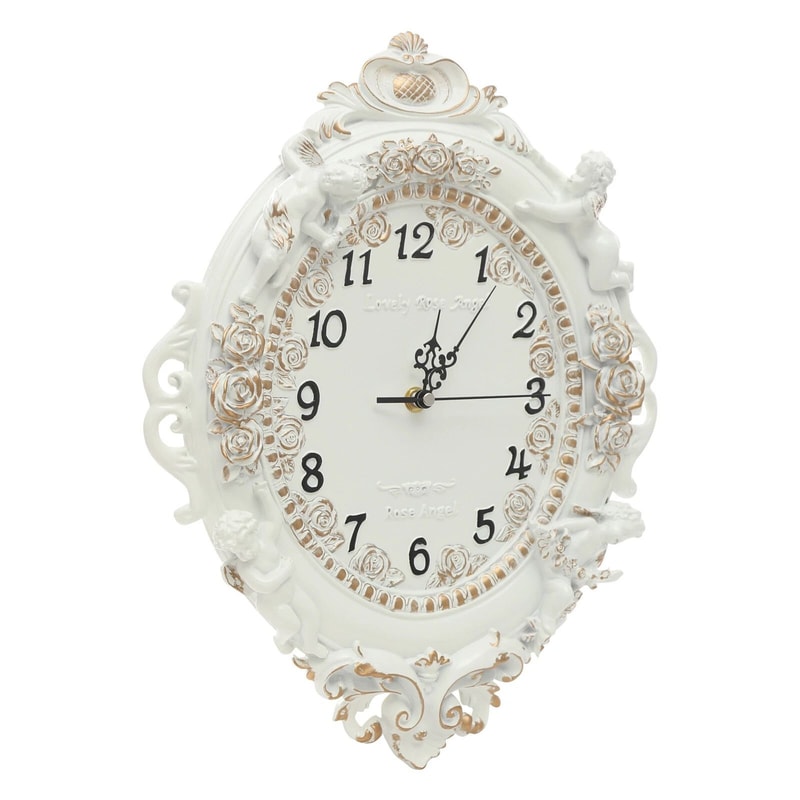 Classic European Style Wall Clock Elegant Easy Read Decor Wall Clock 8