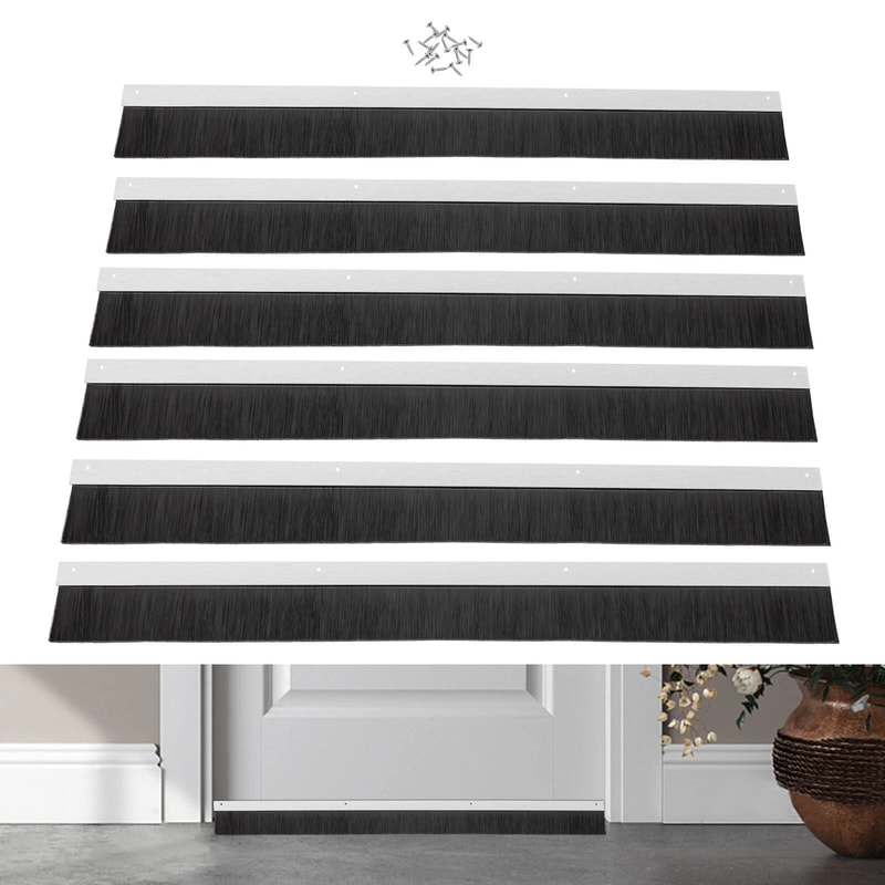 Durable Garage Door Brush Seal Kit Heavy Duty Garage Door Brush Seal Door Brush Sweeps For Roll Up 3
