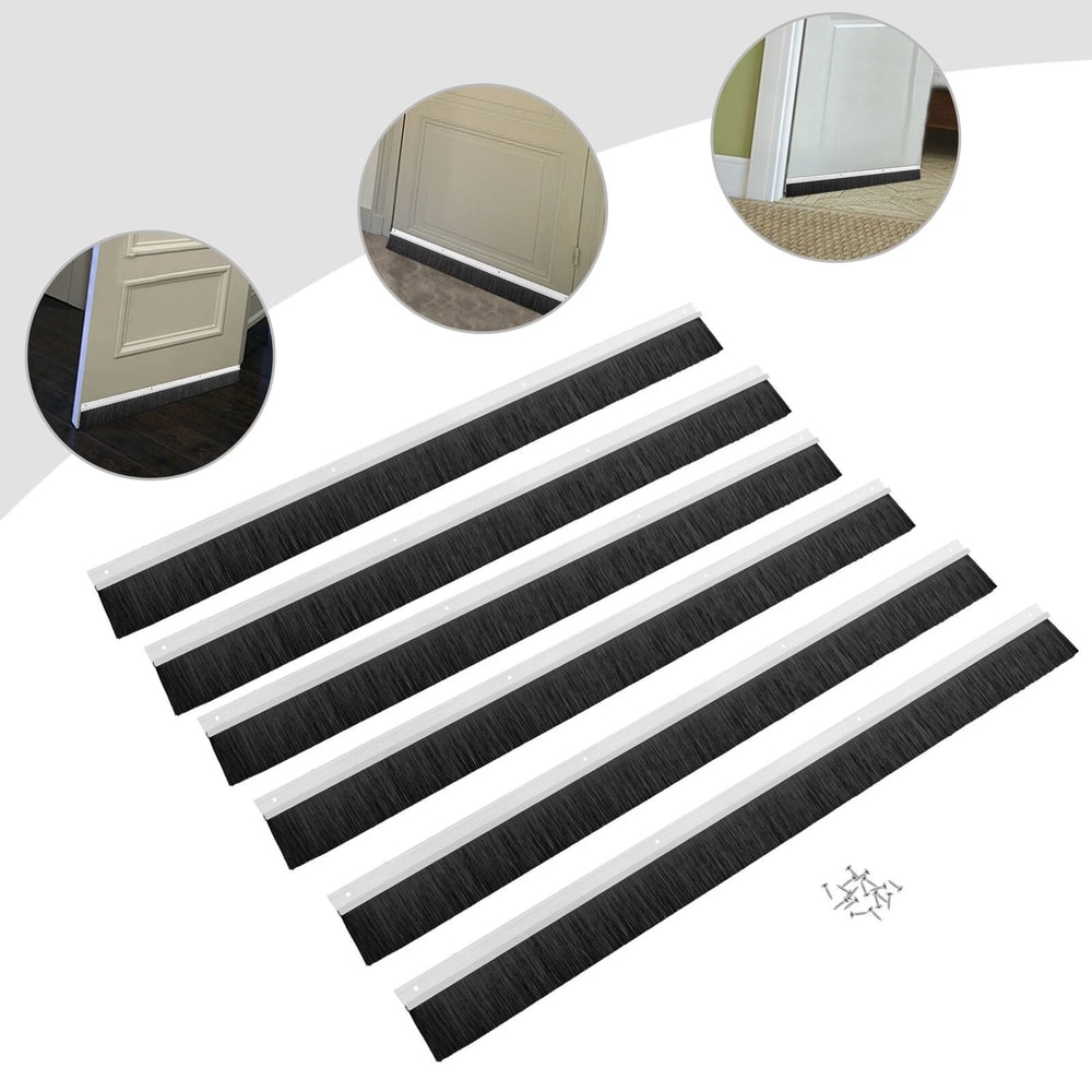 Durable Garage Door Brush Seal Kit Heavy Duty Garage Door Brush Seal Door Brush Sweeps For Roll Up 4