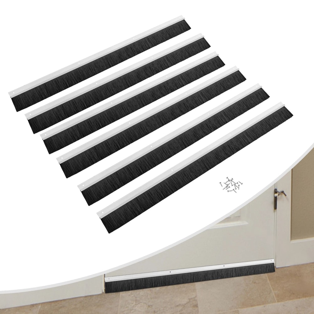 Durable Garage Door Brush Seal Kit Heavy Duty Garage Door Brush Seal Door Brush Sweeps For Roll Up 2