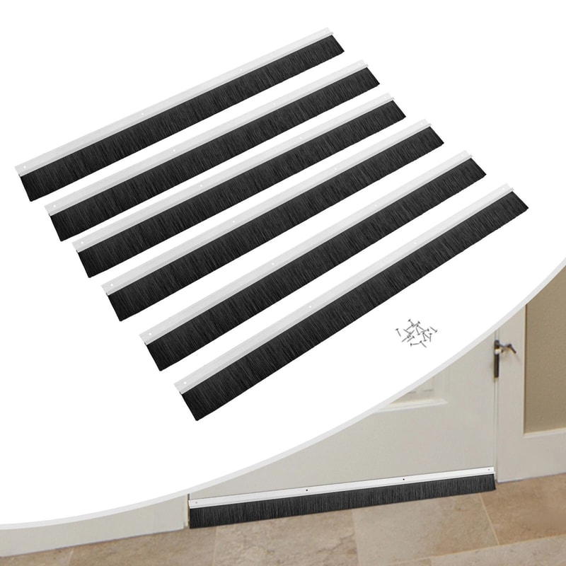 Durable Garage Door Brush Seal Kit Heavy Duty Garage Door Brush Seal Door Brush Sweeps For Roll Up 2