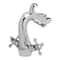 Antique Silver Dragon Bathroom Faucet Two Handle Decorative Sink Faucet For Vanity Powder Rooms 9