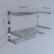 Premium Wall Mounted Stainless Steel Towel Rack Tier Bathroom Shelf Organizer 10