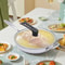 Premium Stainless Steel Honeycomb Non Stick Wok Pan With Lid Induction Compatible 1