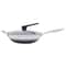 Premium Stainless Steel Honeycomb Non Stick Wok Pan With Lid Induction Compatible 6