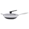 Premium Stainless Steel Honeycomb Non Stick Wok Pan With Lid Induction Compatible 6