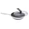 Premium Stainless Steel Honeycomb Non Stick Wok Pan With Lid Induction Compatible 10
